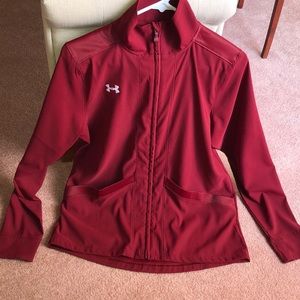 NWOT Red Under Armor Zip Up
